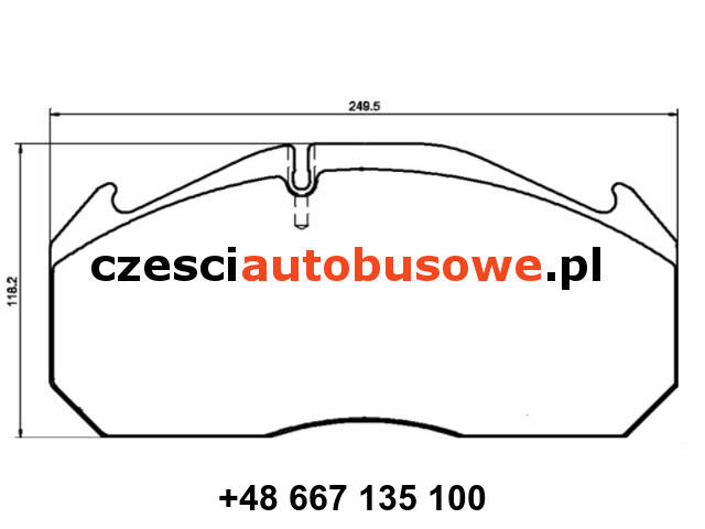 KLOCKI HAMULCOWE RVI ILIADE PRZÓD PO 2001r